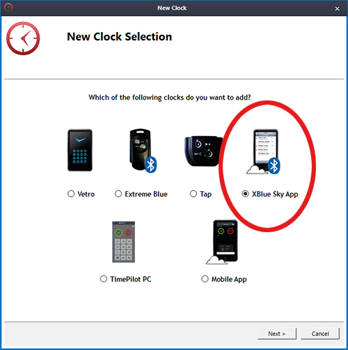 New Clock screen